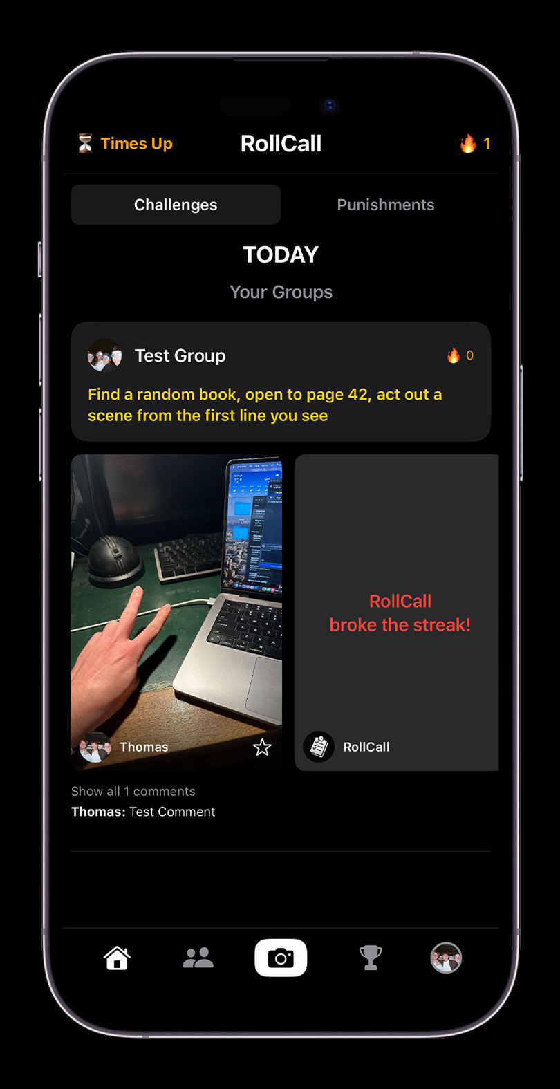 RollCall Screenshot